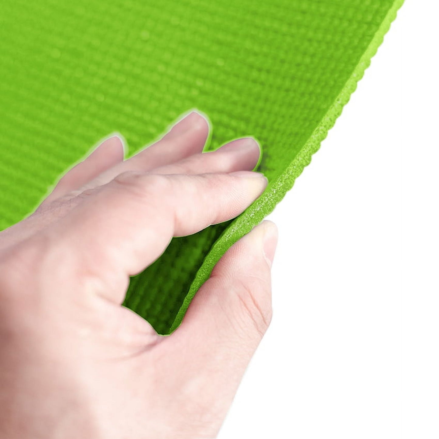 Extra Thick Yoga Mat 24"X72"X0.24" Thickness 6Mm -Eco Friendly Material- with High Density Anti-Tear Exercise Bolster